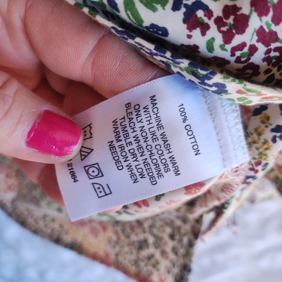 Foxcroft for Appleseed's shirt nwot button down wrinkle free 8P long sleeves - Picture 7 of 10